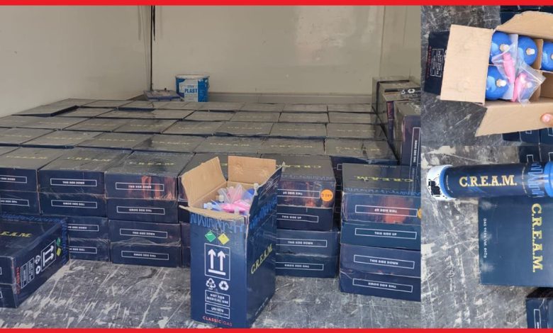 أمن طنجة يعتقل شخصين ويضبط 594 عبوة من “غاز التخدير “