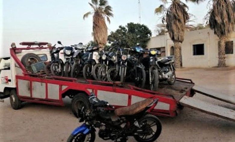 أمن اكادير يراقب الدراجات النارية