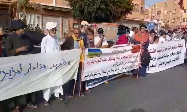 اشتوكة : احتجاجات على “لفتيت” من عملية “التحفيظ القسري لأراضي ” الأجداد