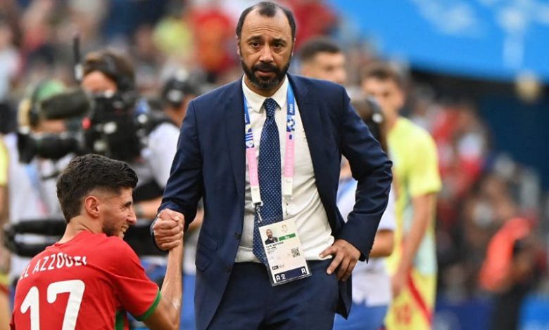 السكتيوي يكشفُ سبب الهزيمة أمام إسبانيا