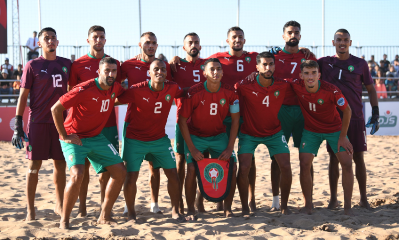 المنتخب الوطني لكرة القدم الشاطئية يكتسح نظيره البلجيكي 9-2