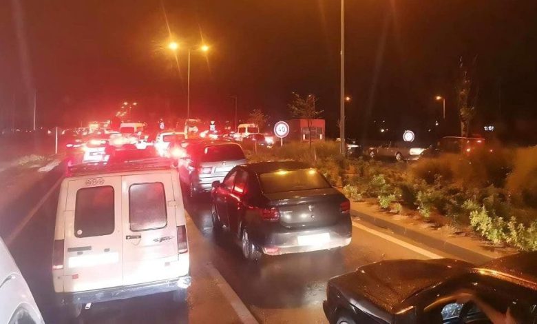 وجدة .. أمطار غزيرة تتسبب في قطع الطريق الوطنية رقم 02