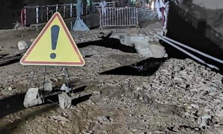 إقليم كلميم.. منع مرور وسائل النقل على قنطرة واد صياد بتغجيجت