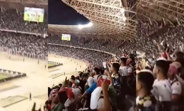 الجماهير ترفع شعار “مامصوتينش” في مباراة الجزائر وغينيا الاستوائية