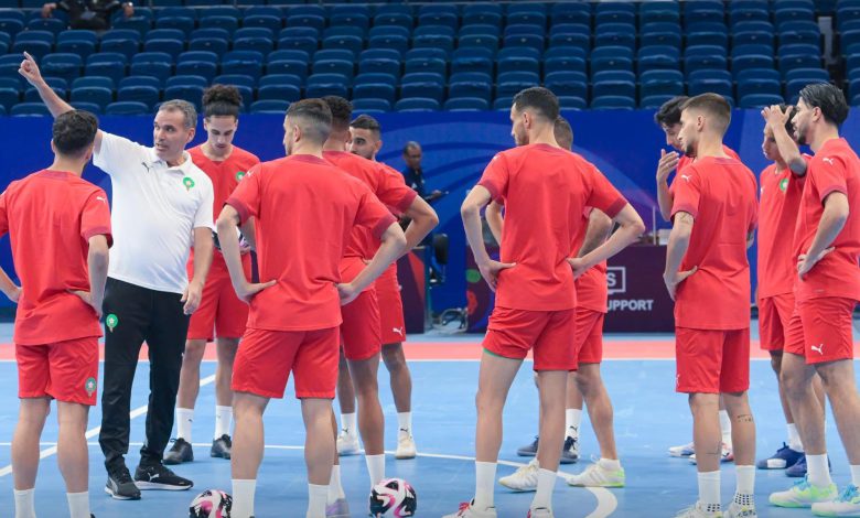 القنوات الناقلة لمباراة المنتخب المغربي اليوم ضد طاجيكستان في كأس العالم للفوتسال 2024