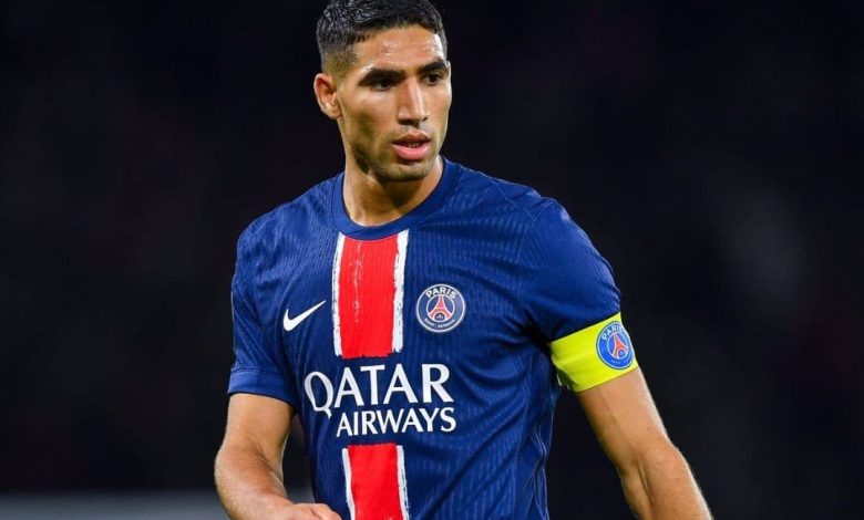 حكيمي يحمل شارة القيادة ويتألق أمام بريست في الدوري الفرنسي