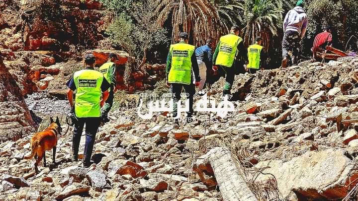 فيضانات طاطا.. تفاصيل اختفاء مقبرة وضريح بدوار اوكرض +(فيديو)