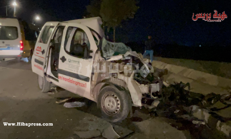 طنجة.. وفاة شاب ثلاثيني جراء حادثة سير ( صور)