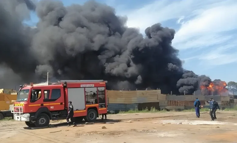 الدار البيضاء: الوقاية المدنية تسيطر على حريق بمنطقة الولفة