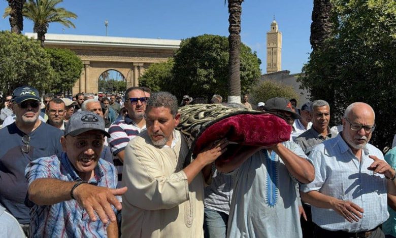 الدار البيضاء.. تشييع جنازة نعيمة المشرقي بمقبرة الشهداء