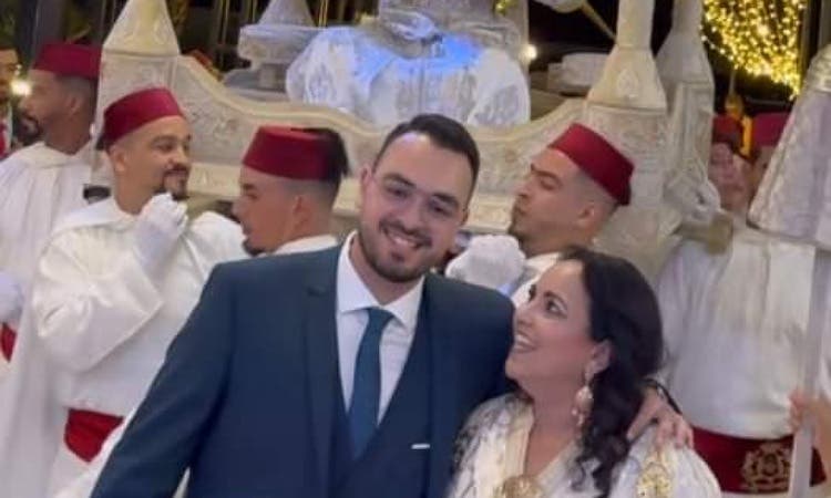 السعدية أزكون تحتفل بزفاف نجلها مهدي بحضور كبار الفنانين