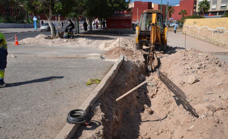انطلاق أشغال إنجاز مشروع استخدام المياه العادمة المعالجة للسقي بإنزكان