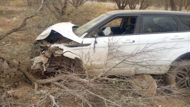 حادثة سير خطيرة بجماعة سعادة ضواحي مراكش بين سيارتين ودراجة نارية (صور)