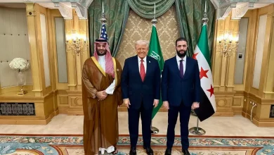 بحضور بن سلمان.. ترامب يلتقي الشرع في الرياض
