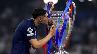 حكيمي يكتب التاريخ ويصبح ثالث لاعب عربي يسجل في نهائي دوري الأبطال