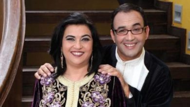 رشيد الوالي يحتفي بنجاح زوجته ابتسام شكارة(صورة)
