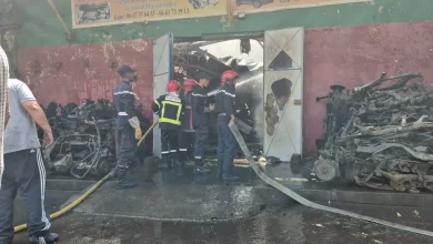 إندلاع حريق مهول في “لافيراي السالمية” بالدار البيضاء (فيديو وصور)