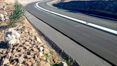 أشغال مشروع تثنية الطريق الوطنية بين تاويمة وأركمان تصل لنسبة 95%