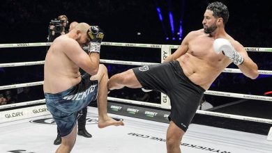 جمال بن صديق يخسر نزاله أمام العيدوني بعد إصابته في الساق