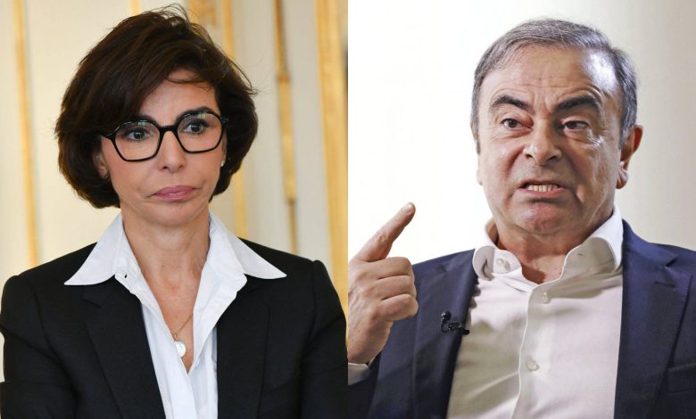 إحالة رشيدة داتي وكارلوس غصن على المحاكمة في فرنسا بتهم فساد واستغلال نفوذ