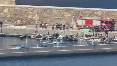 اندلاع حريق بدراجة مائية في ميناء مارينا الحسيمة والوقاية المدنية تتدخل