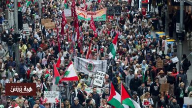 آلاف الأستراليين يشاركون في مسيرات داعمة للفلسطينيين