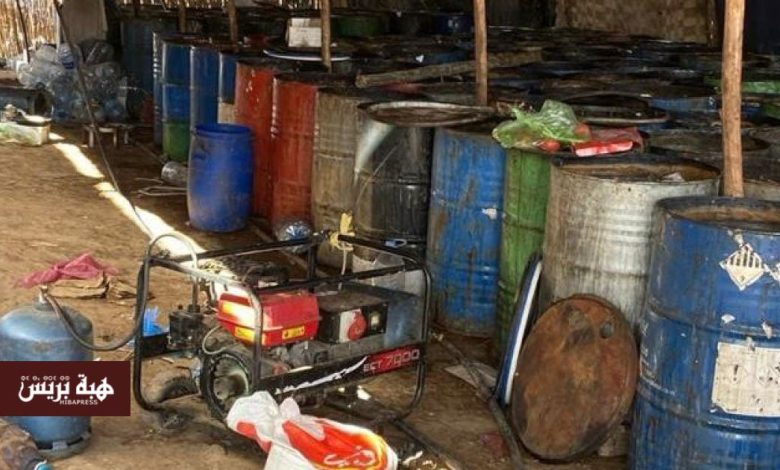 حجز طنين من مسكر ماء الحياة أثناء مداهمة مصنع بالرحامنة