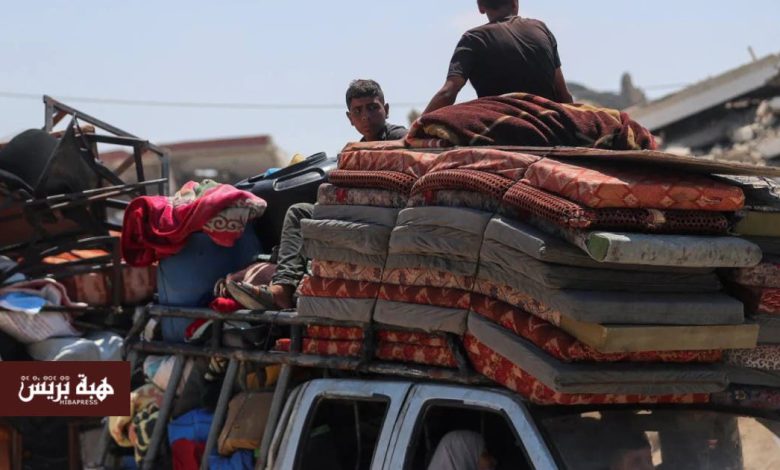 نزوح آلاف الفلسطينيين من شرق غزة وسط قصف إسرائيلي متواصل