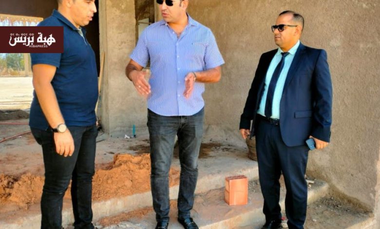 وجدة .. رئيس جهة الشرق يقوم بزيارة تفقدية للاطلاع على مرافق رياضية قيد الإنجاز