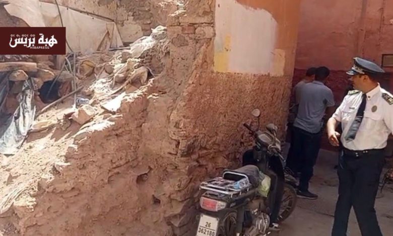 انهيار حائط منزل على عامل بناء يستنفر سلطات مراكش