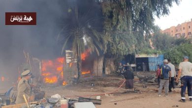 مراكش.. مصرع شخصين في حريق مهول بدوار مولاي عزوز
